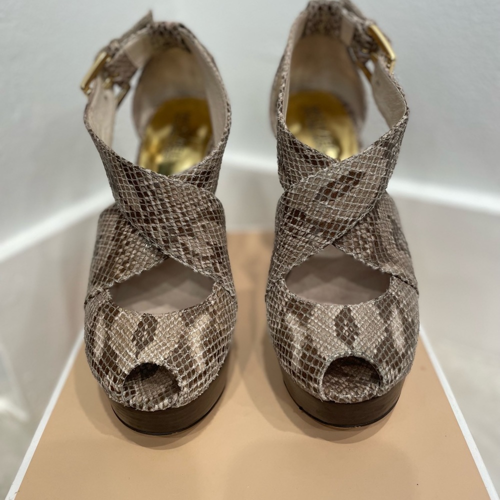 Michael Kors Eboni strap heels